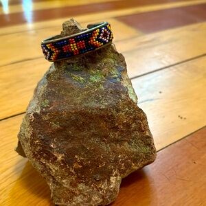 Beaded Navajo cuff bracelet ♥️